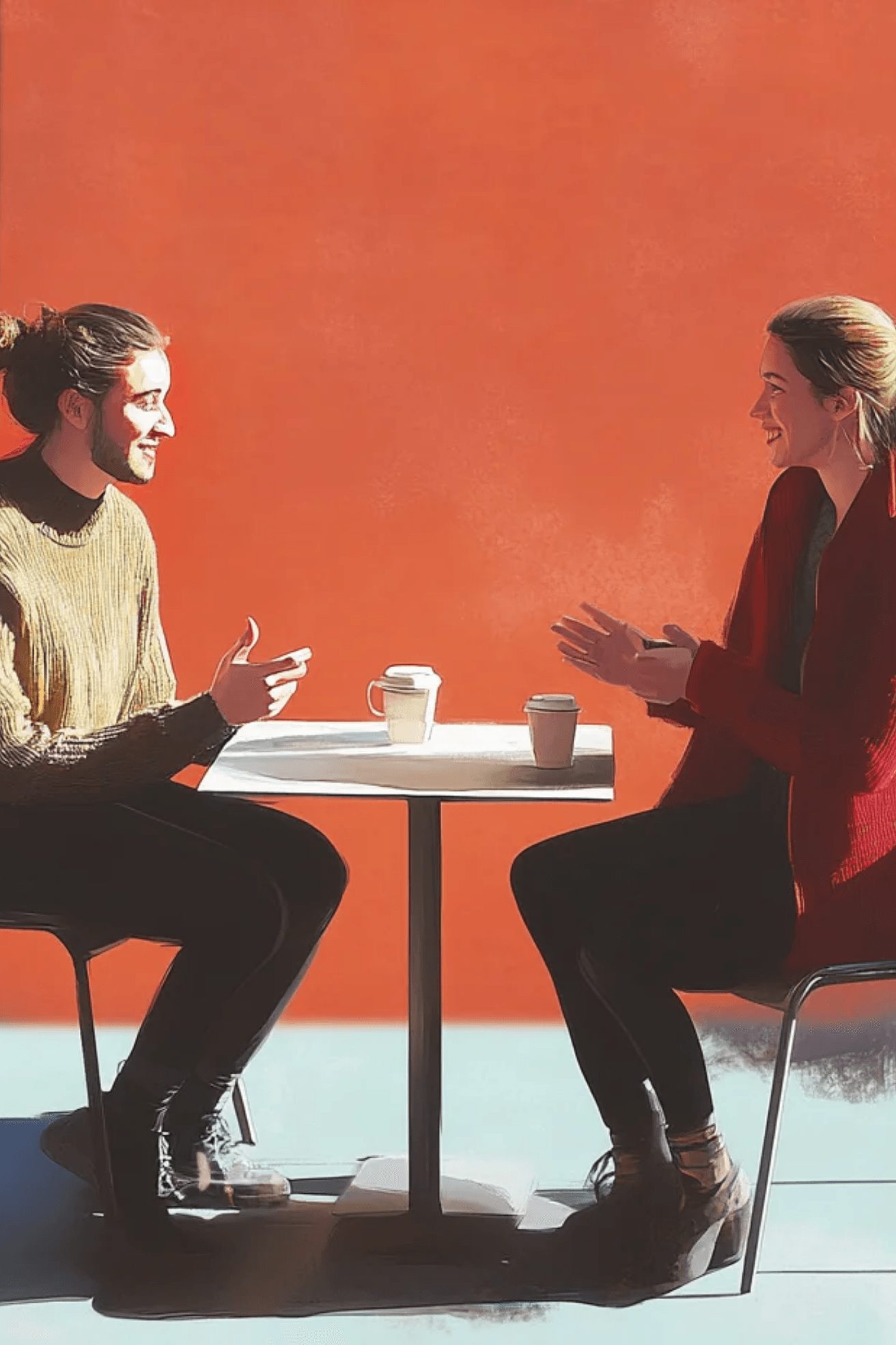 Illustration for Deep Questions to Ask for a Real Conversation