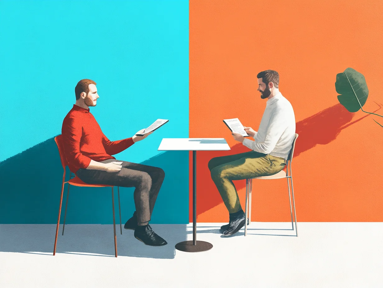 Illustration for Wie Sie Ihr Englisch-Jobinterview meistern: Ein schrittweiser Leitfaden für fortgeschrittene Lerner (2025)